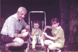 Dad, Fiona and I, at Taronga Zoo.