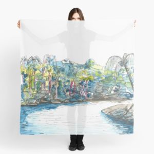 Amazon River - Redbubble scarf