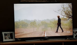 Aaron Pedersen in Mystery Road on my TV