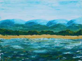 South Coast Fishermen - acrylic on stretched canvas (c) Jennifer Mosher