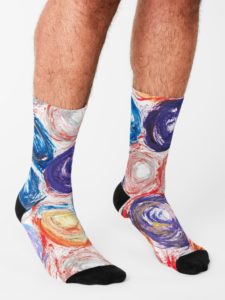 You Spin Me Right Round - Redbubble Socks