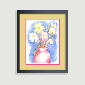 Cosmos Flowers - framing suggestion