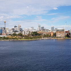 Sydney skyline from White Bay by Jennifer Mosher - thumbnail